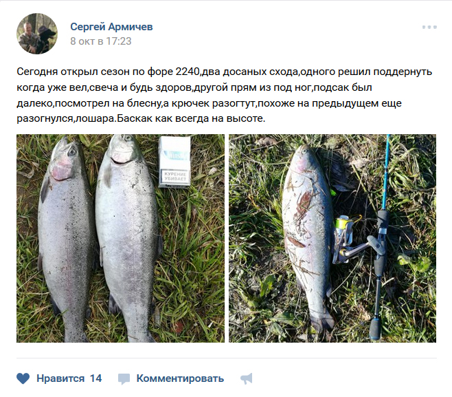 Отзыв о рыбалке на базе Баскак